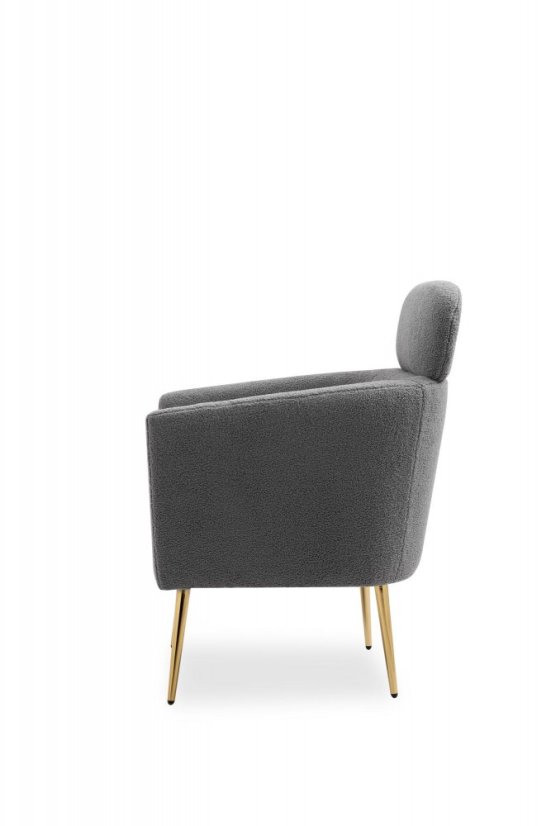 Armchair MELISA (Gray / Gold)