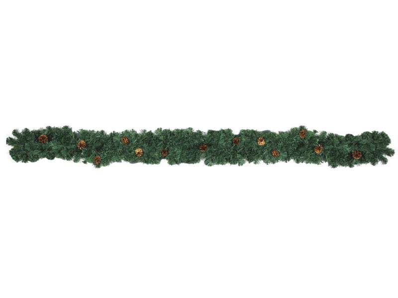 Jedlová girlanda so šiškami, 270 cm