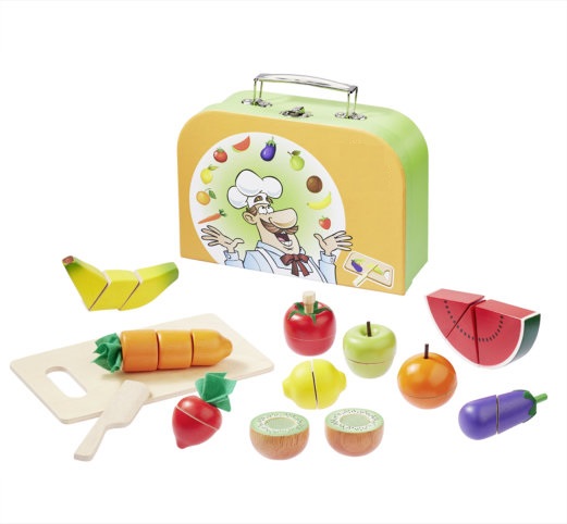 Detský kufrík - ovocie a zelenina