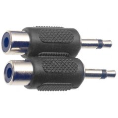 Stagg AC-CFJMH, adaptér RCA samica - mini jack, 2 ks