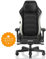 herní židle DXRacer MASTER černo-bílá