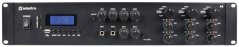 Adastra A6, mixážny 3-zónový zosilňovač 6x 100W, BT/MP3/FM
