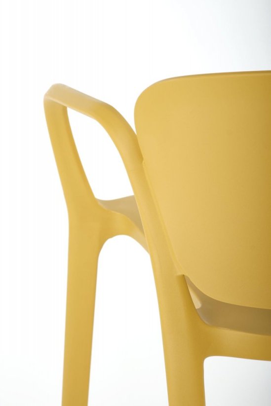 Stolička- K491- Horčicová plastová