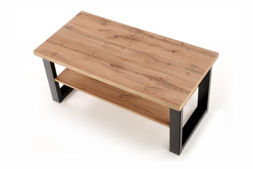 Conference table VENOM U (Oak Wotan / Black)