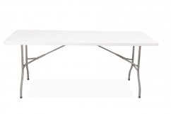 Plastic folding table