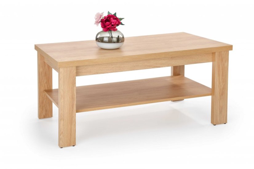 Konferenčný stolík- JENNA- Prírodné hickory drevo/ Nohy: prírodné hickory drevo