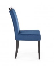Židle- CLARION- Černá/ Námořnická modř