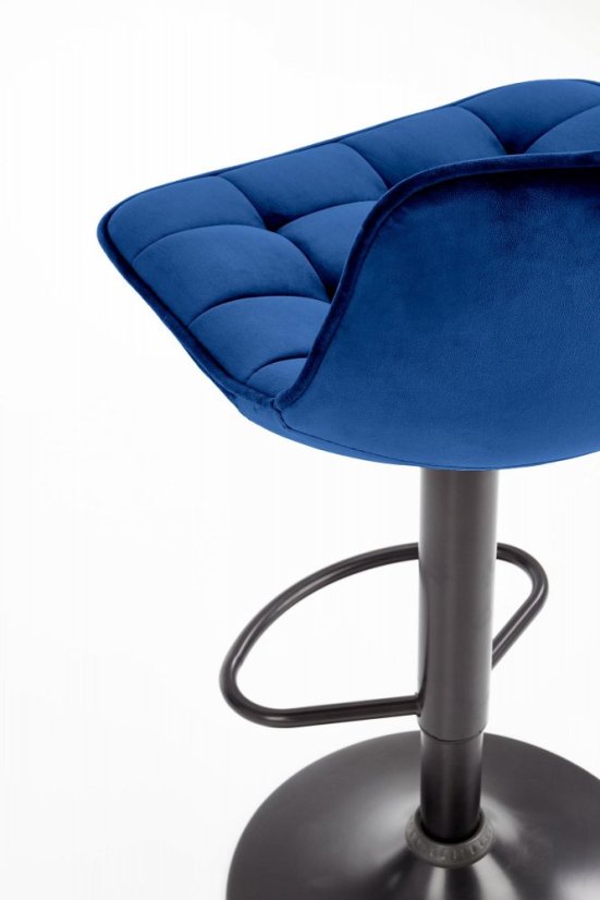 Barová stolička- H95- Tmavo modrá