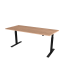 Height adjustable desk OFYS - amber oak (70 x 120 cm) - Frame color: Grey