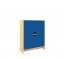 Nízká úložná skříň RING model D (více barev) - Barva: Modrá, Dekor: Buk