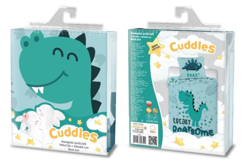 Obliečky HRAVÝ DINOSAURUS