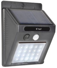Lyyt 20LED-SSL, LED solární venkovní zahradní nástěnné světlo s pohybovým senzorem