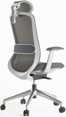 Ergonomická kancelářská židle BESSEL šedý plast, světle šedá