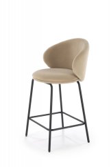 Barová stolička- H121- Čierna/ Béžová