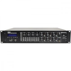 Adastra RM406, 100V 6-zónový mixážní zesilovač, 6x40W, BT/MP3/FM