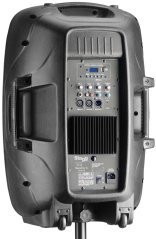 Stagg KMS15, aktívny 15" reprobox MP3/BT/USB/FM, 200W