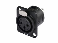 Hicon XLR mounting plug 3pin HI-X3DF-M