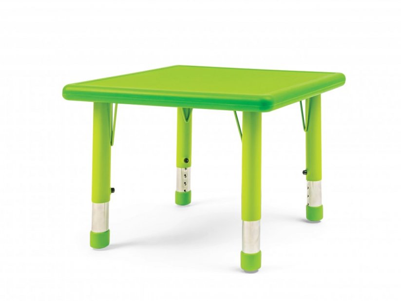 Detský výškovo nastaviteľný stôl ŠTVOREC - Farba: Zelená