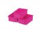 Plastové boxy velké - růžová - 3ks