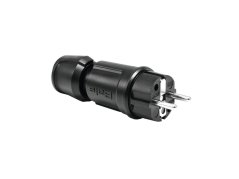 Elektrická zástrčka odolná MKII, čierna