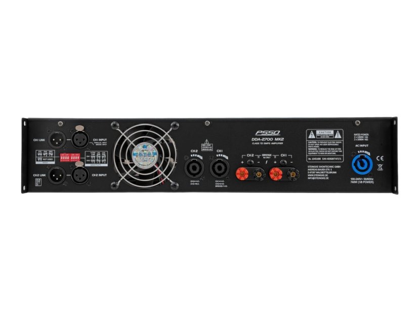 PSSO DDA-2700 MK2, 2x 1350W (4 Ohm)