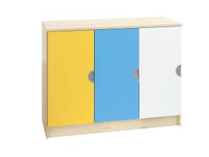 Shelving cabinet with doors CUBO (module 15)