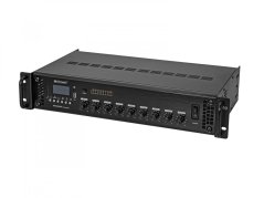 Omnitronic MA-240P, 100V mixážny zosilňovač, MP3/USB/SD/BT, 240W