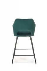Barová židle- H107- Tmavě zelená
