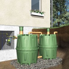 Súprava dvoch zberných nádob na vodu 3200 l