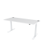 Height adjustable desk OFYS - white (70 x 160 cm) - Frame color: Black