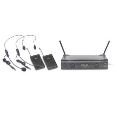 Stagg SUW 50 HH EG EU, 2-kanálový bezdrôtový mikrofónny set 863,8 MHz / 864,5 MHz