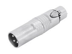 Redukcia Neutrik NA3M5F, XLR 3-pólová zástrčka - XLR 5-pólová zásuvka