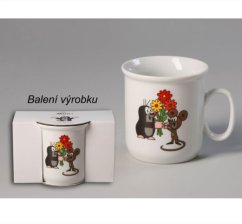 Hrnček - Krtko (myš a kvetina)