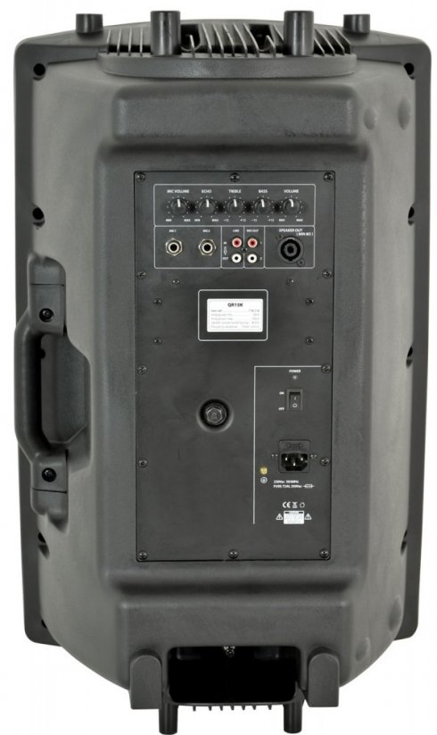 QTX QR15K, aktivní 15" reprobox 200W