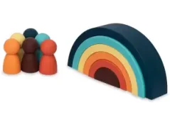 Duhové bloky s figurkami