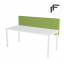 Paraván na stůl zelený OFYS (160x65 cm) 80% vlna - Uchycení paravánu: Volné přišroubování - bílá barva