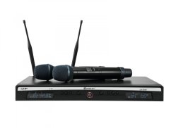 Relacart UR-222D, 2-kanálový bezdrôtový mikrofónny set 823-832 MHz + 863-865 MHz