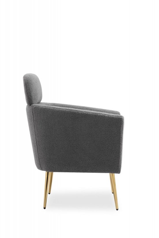 Armchair MELISA (Gray / Gold)