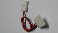 Spojka pre LED svetelný pásik jednofarebný, rohová SMD5050, 10mm