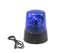 Eurolite LED mini policajný maják modrý, USB/Batéria