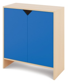 Cabinet L + doors - CLASSICAL - Barva: Modrá