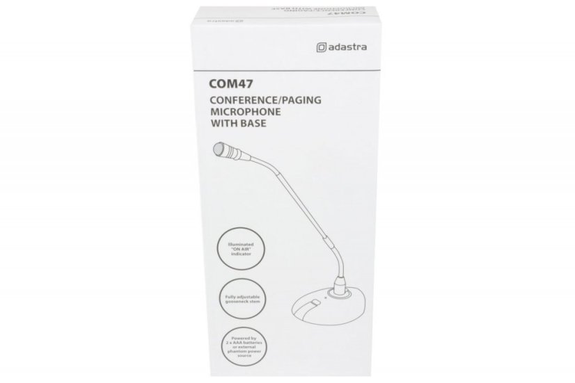 Adastra COM47, konferenční mikrofon se základnou a LED