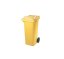 Plastová popelnice 80 l žlutá