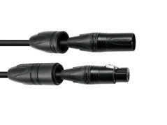 PSSO DMX cable IP 3pin 3 m čierny