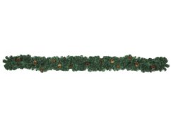 Jedlová girlanda so šiškami, 270 cm