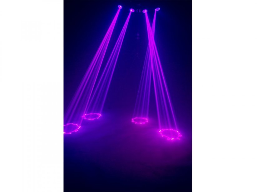 Laserworld EL-900RGB, laserový efekt 4v1, 900 mW, DMX