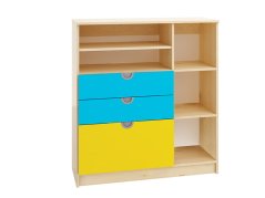 Skriňa policová so šuplíkmi CUBO (modul 21)