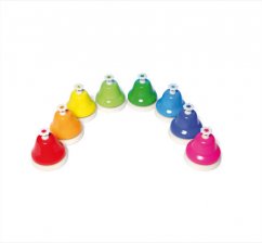 Farebné zvony s tlačidlami