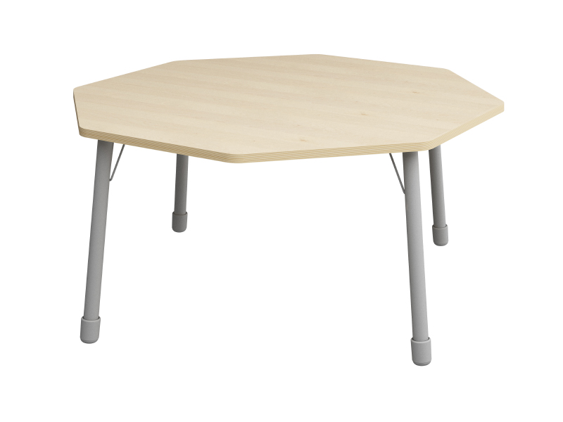 Výškovo nastaviteľný stôl osemuholník - BRÍZA - Veľkosť výškovo staviteľná: 1-3