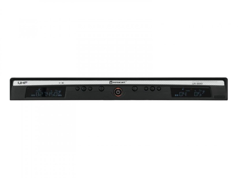 Relacart UR-222D, 2-kanálový bezdrôtový mikrofónny set 823-832 MHz + 863-865 MHz
